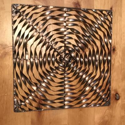 Metal Spider Web design wall art