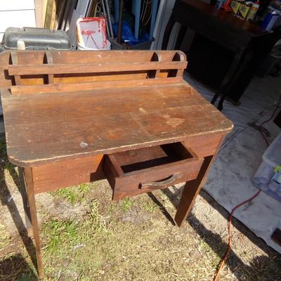 Wood Shop Desk.