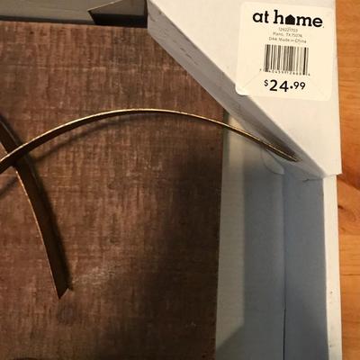 Wood and Metal Wall Art in box