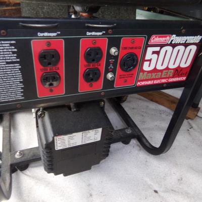 Coleman Power Mate 5000 MAXA ER Plus Portable Generator. (Works).