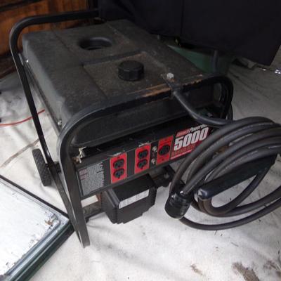 Coleman Power Mate 5000 MAXA ER Plus Portable Generator. (Works).