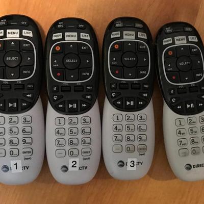 Lot of 4 DirecTV Remotes