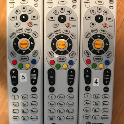 Lot of 3 DirecTV Remotes