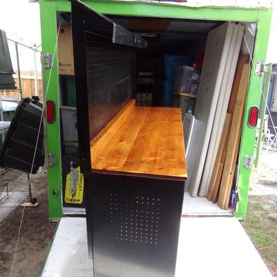 Craftsman 2 Drawer Work Bench. New Wood Top.