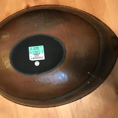 Gorgeous Copper like Eye looking table top bowl