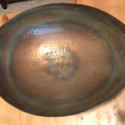 Gorgeous Copper like Eye looking table top bowl