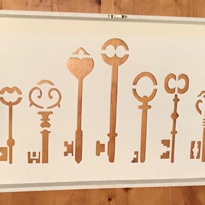 Key Cut Out Wall Art