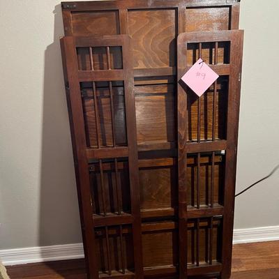 Folding Wooden Display Shelf