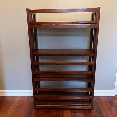 Folding Wooden Display Shelf