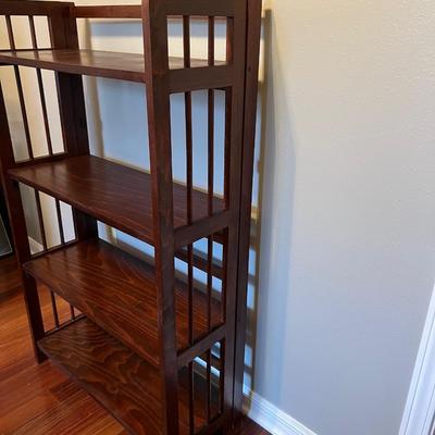 Folding Wooden Display Shelf