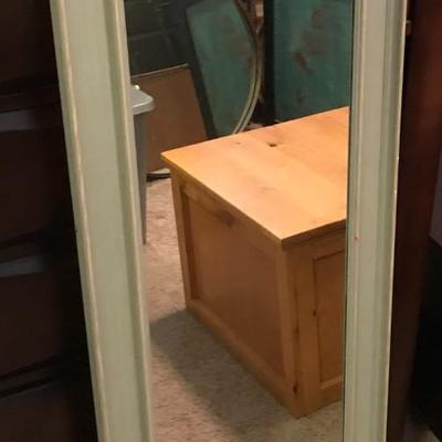 Framed full length mirror