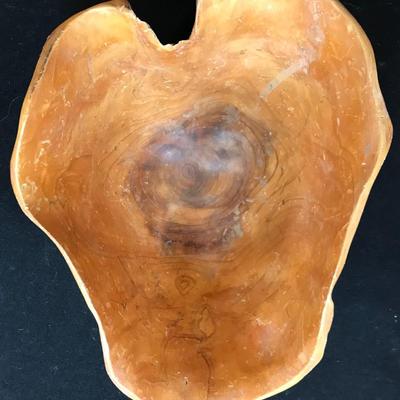 Solid Wood Decorative Bowl