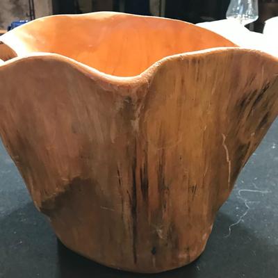 Solid Wood Decorative Bowl