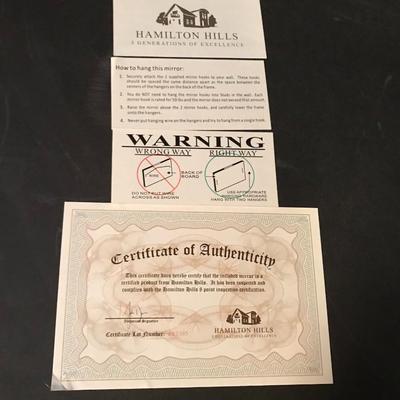 Hamilton Hills Round Mirror