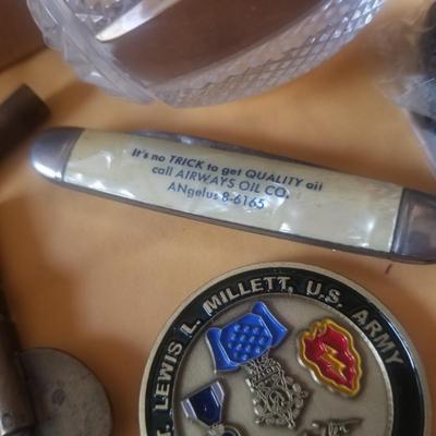 Manly Manly Lot Knife Lighters keys ruler etc