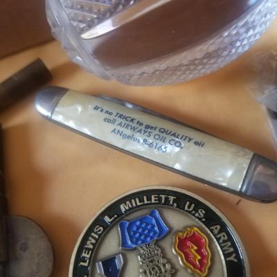 Manly Manly Lot Knife Lighters keys ruler etc