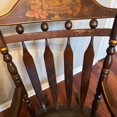 Grandmaâ€™s Oversized Solid Wood Rocker