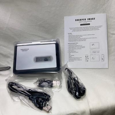 LOT 1316 Sony Cyber-Shot Camera & Sharper Image Cassette To MP3 Converter