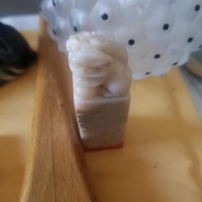 Girly Girly Lot  perfume  earing silver thimble compact  ring holder etc