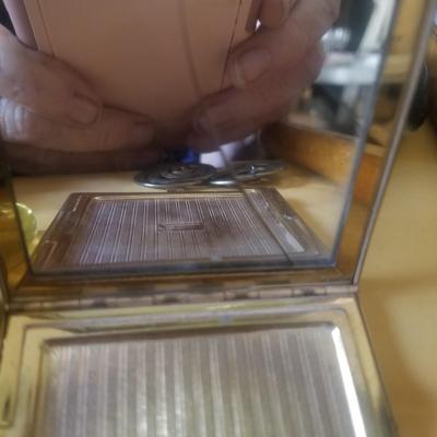 Girly Girly Lot  perfume  earing silver thimble compact  ring holder etc