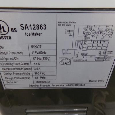 Edge Star Portable Ice Maker (Works).