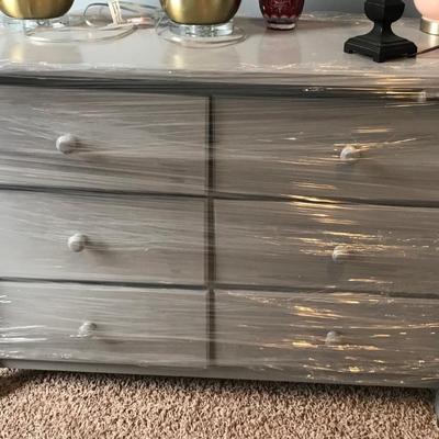 Grey painted dresser
