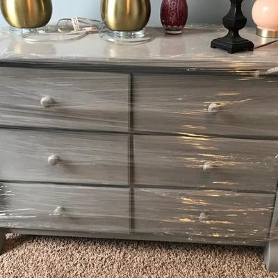 Grey painted dresser