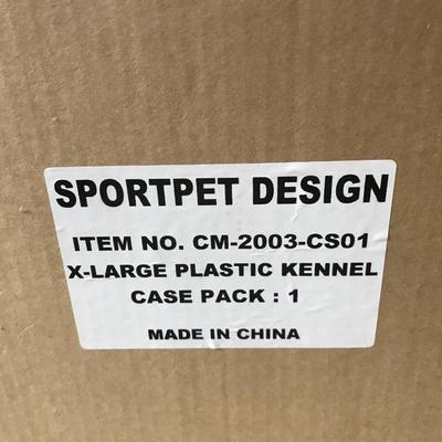 XLarge Sportpet Plastic Dog Kennel