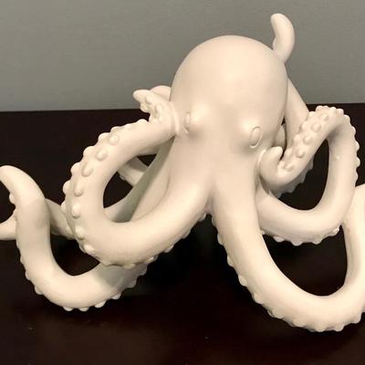White Ceramic Octopus