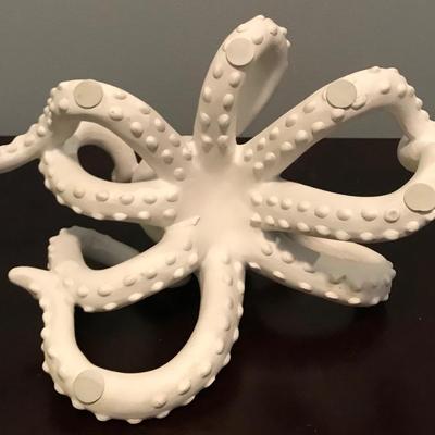 White Ceramic Octopus