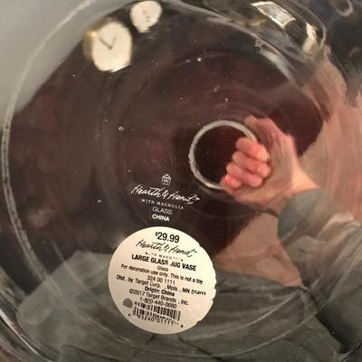 Hearth and Hand large glass jug vase