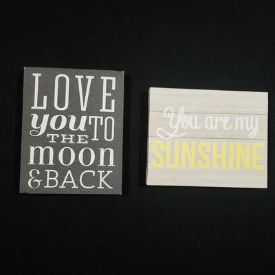 2 Canvas Wall Art Inspirational Quote & Saying - 8'' X 10''