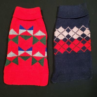 2 Dog Sweaters - Like New - No Tags - A