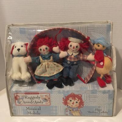 Raggedy Ann & Andy Musical Mobile - New