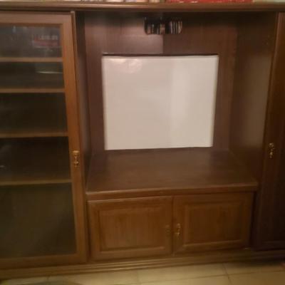 Wood Entertainment Center