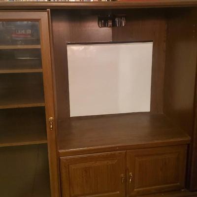 Wood Entertainment Center