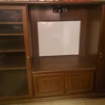 Wood Entertainment Center