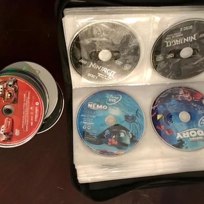 DVD Binder with approx 87 movies!