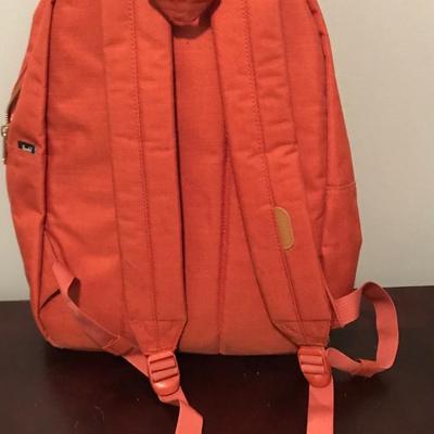 Orange Herschel backpack