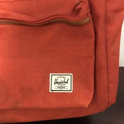 Orange Herschel backpack
