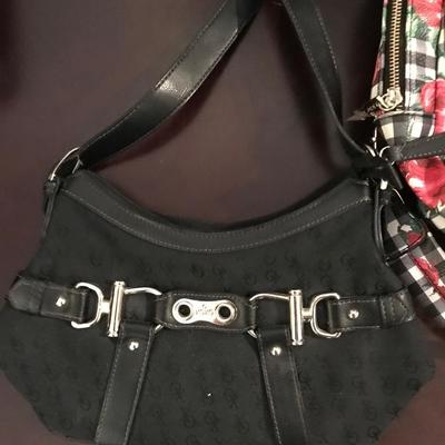 Betsy Johnson backpack and XOXO purse