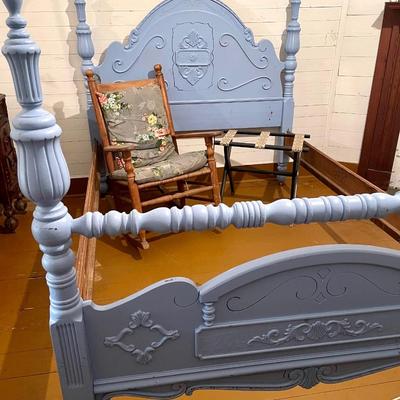 Antique Solid Wood Bed