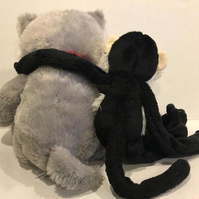 2 plush stuffed toys