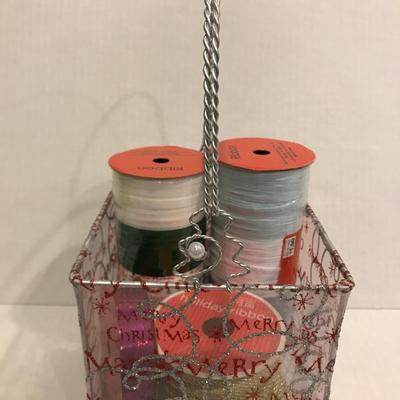 Ribbon in basket