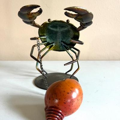 Crab Wine Bottle Holder