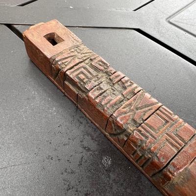 Wooden Hand Carved Flute