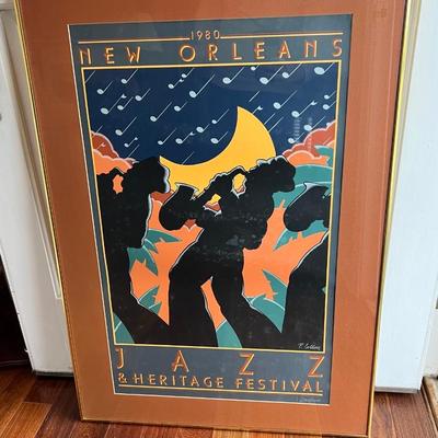 PHILIP COLLIER Signed & Numbered 1980 Jazz Fest