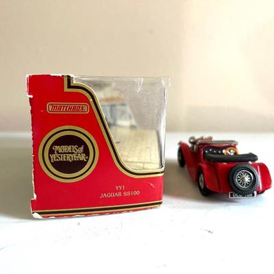 MATCHBOX YY1 JAGUAR SS100 & Y28-C 1907 UNIC TAXI