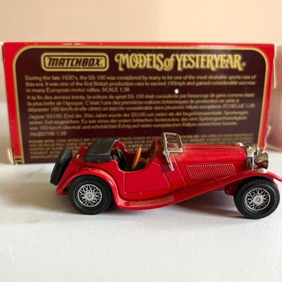 MATCHBOX YY1 JAGUAR SS100 & Y28-C 1907 UNIC TAXI