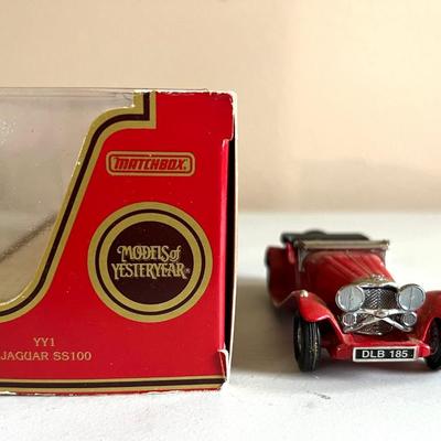 MATCHBOX YY1 JAGUAR SS100 & Y28-C 1907 UNIC TAXI